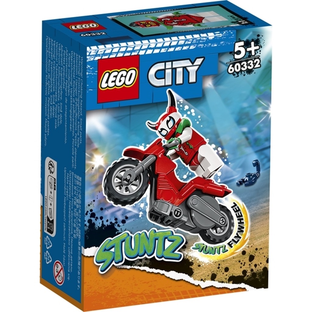 Dumdristig skorpion-stuntmotorcykel - 60332 - LEGO City