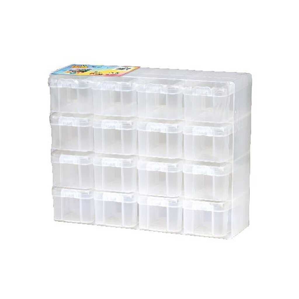 Opbevaring til Perler  Perlesortering - 16 Små Sorteringskasser