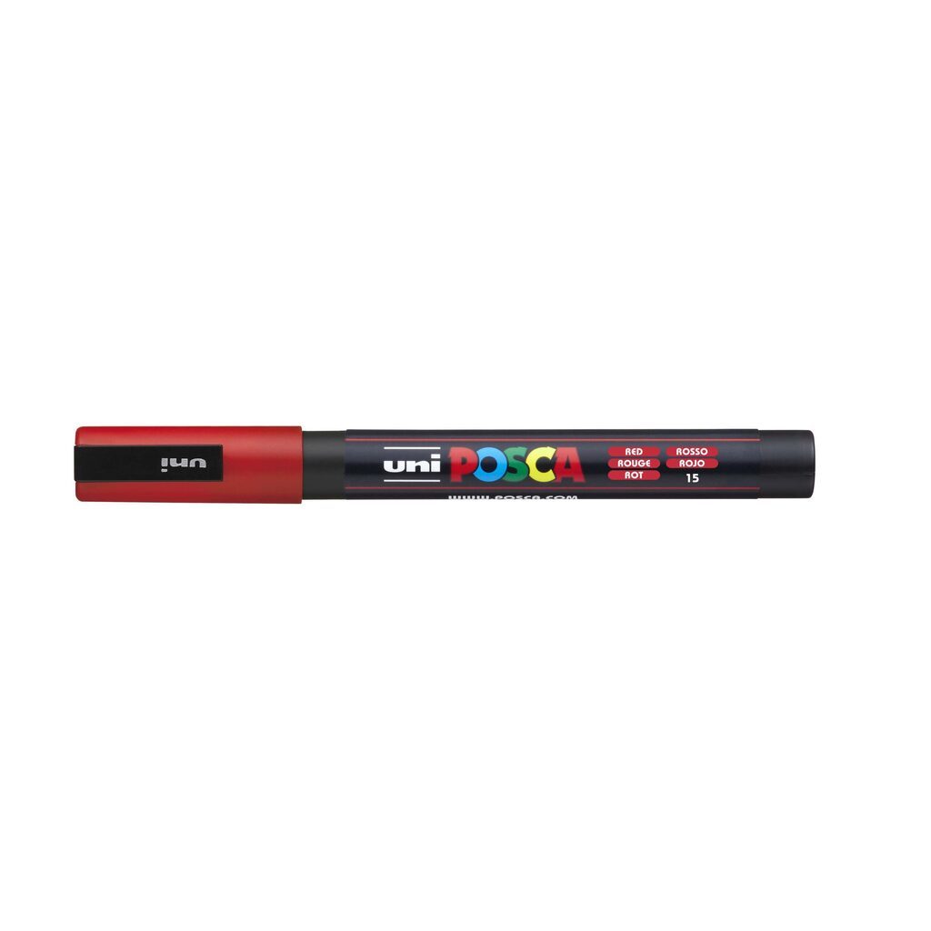 Posca Tusch Rød - PC-3M - 1stk