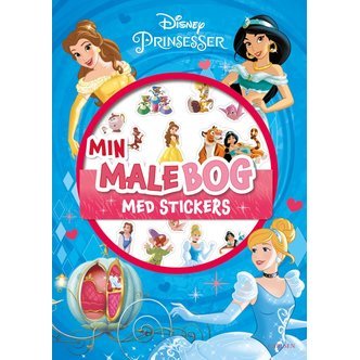 Disney Prinsesser: Malebog m. klistermærker