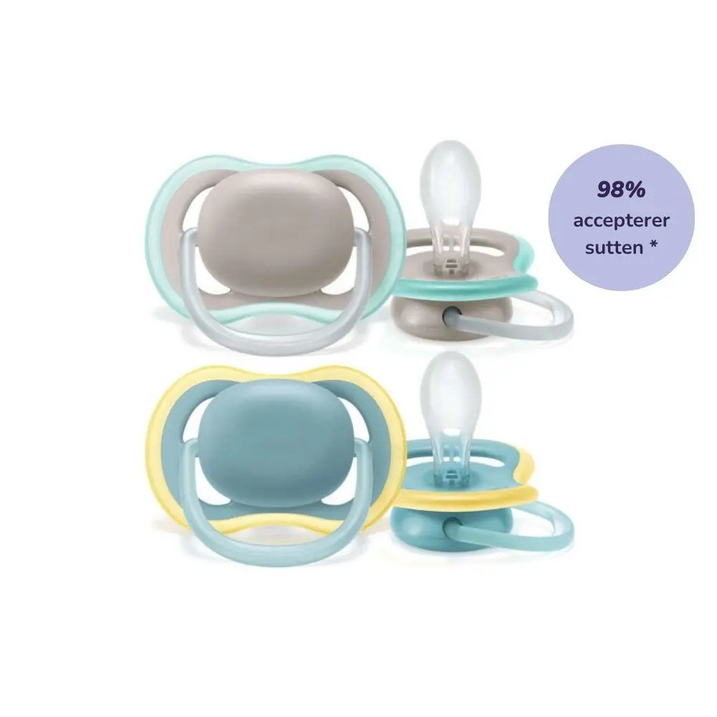 Sut, Ultra Air, 18 mdr.+  beige  douchet blå 2 pk