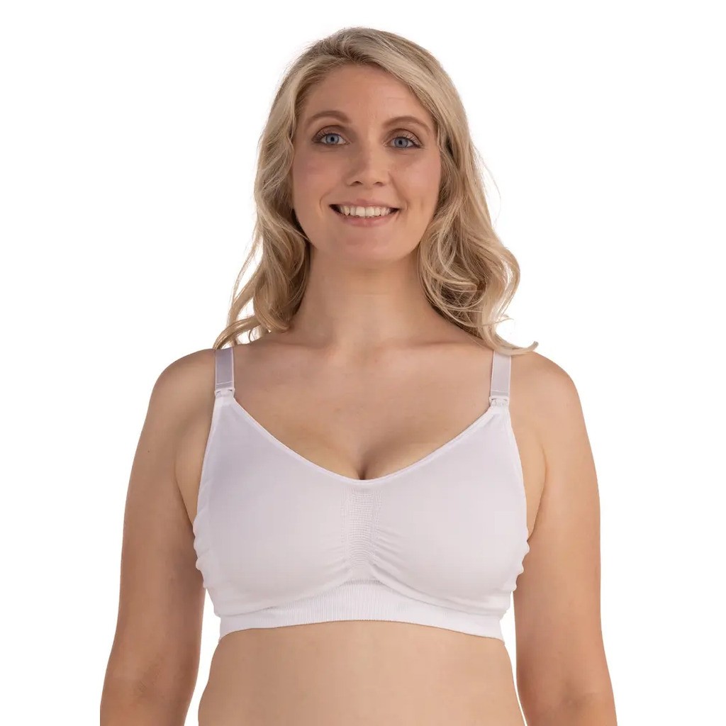 Graviditets  amme BH original Hvid Large - Large