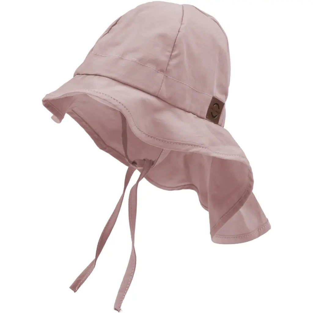 Sommerhat med skygge til nakken - Solid - WOODROSE - 2-4 ÅR