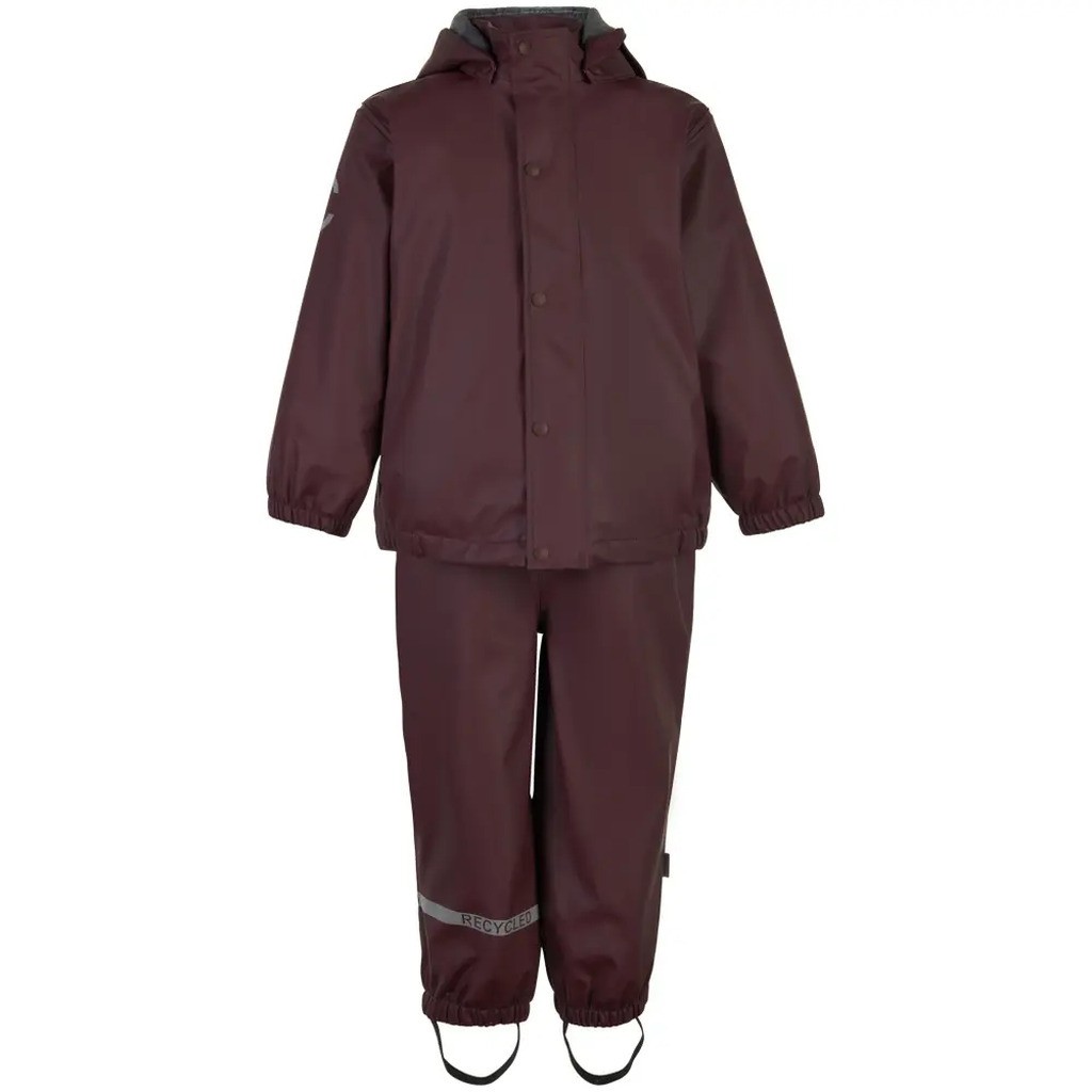 Regntøj med fleece - Huckleberry - 104