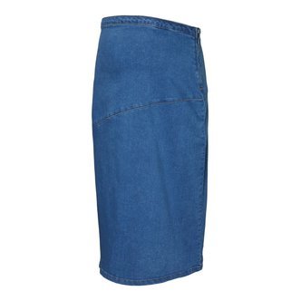 Pine demin nederdel - BLUE DEMIN - XL