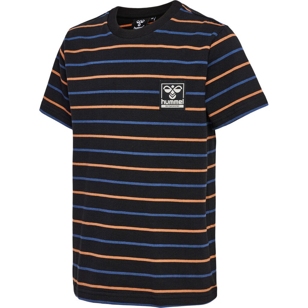 Stripe t-shirt kortærmet - BLACK - 116