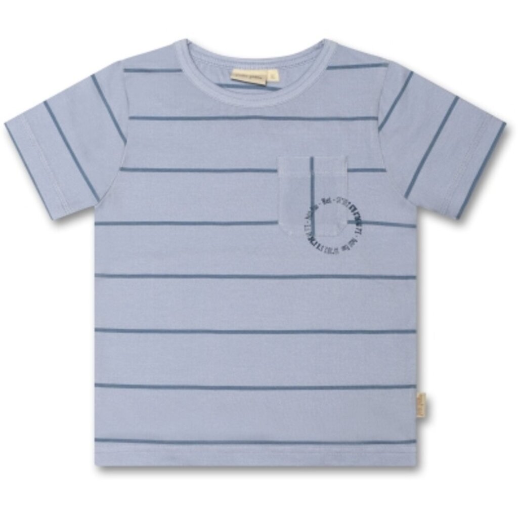T-shirt kortærmet Pocket - BLUE - 116