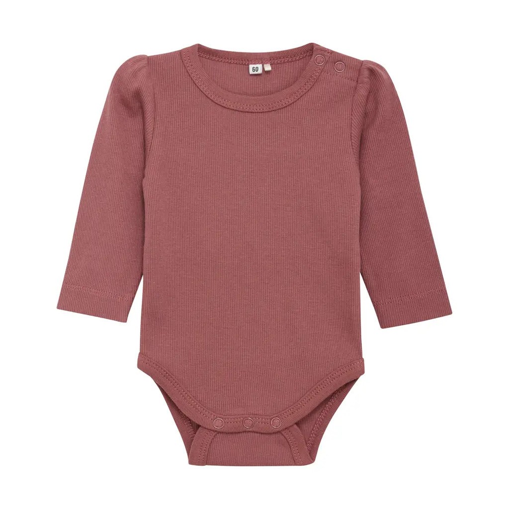 Body langærmet - Rose Brown - 70