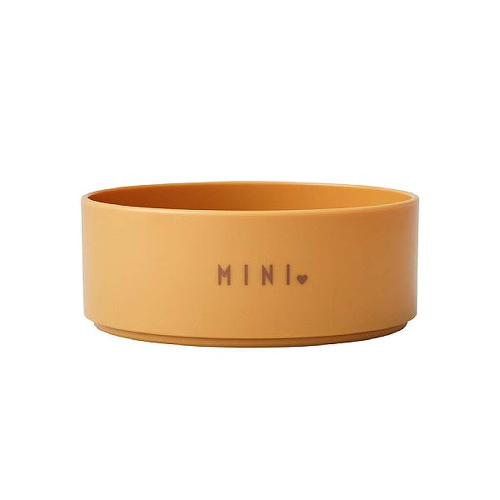 Design Letters -  Mini favourite bowl tritan - Mustard - One size