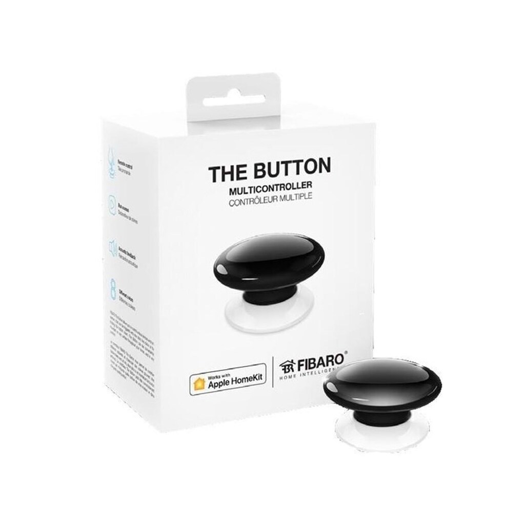 Fibaro The Button - MultiController (HomeKit) - Black