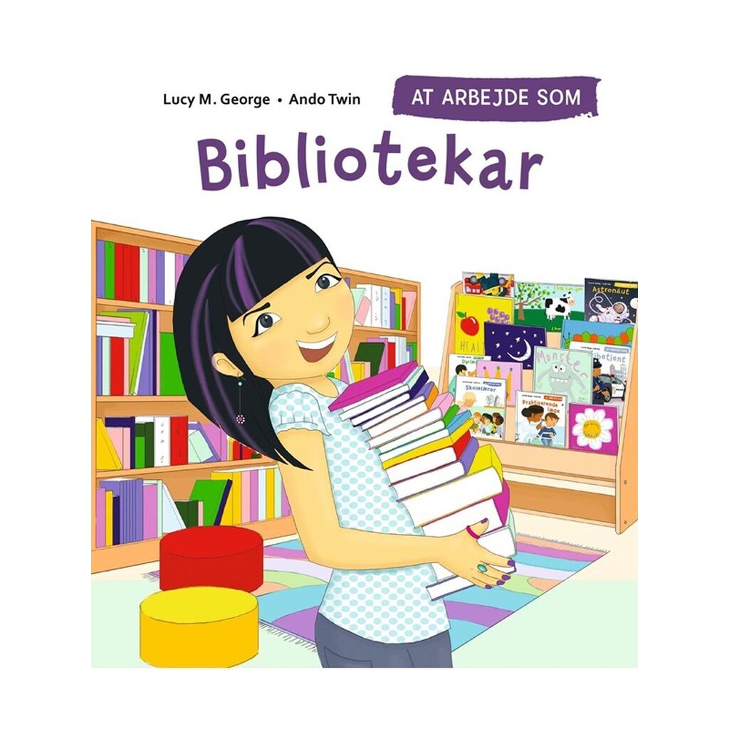 At arbejde som bibliotekar - Børnebog - hardcover