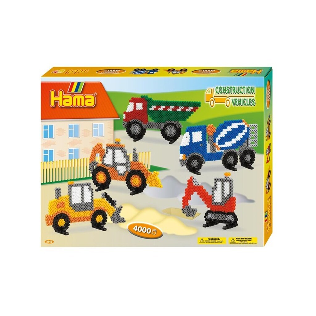 Hama Ironing beads set construction vehicles 4000 pcs