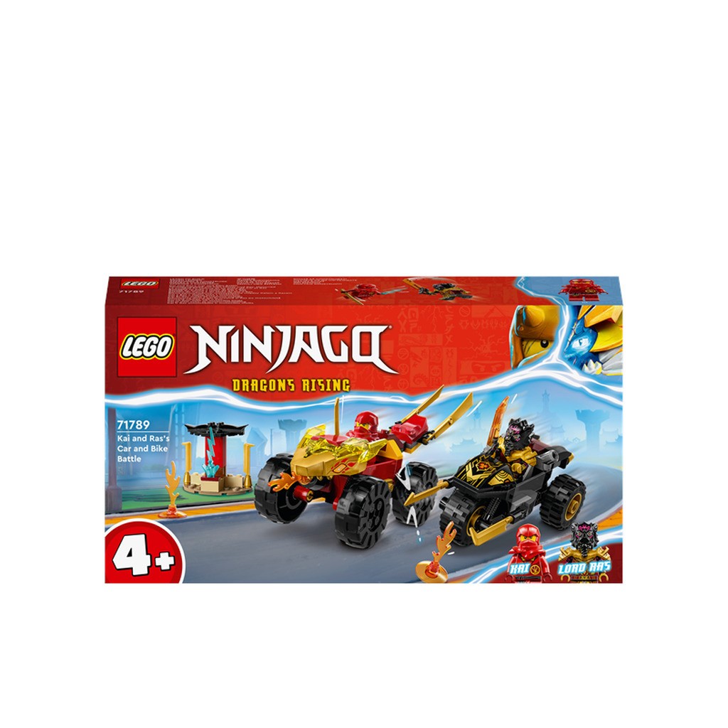 LEGO Ninjago 71789 Kai og Ras&apos; bil- og motorcykelkamp