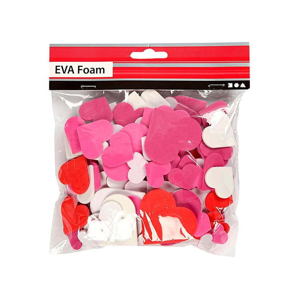 Creativ Company - Foam shapes Hearts Self-adhesive 200 pcs.