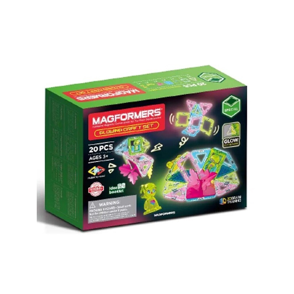 Magformers Glowing Craft Sæt 20 Dele