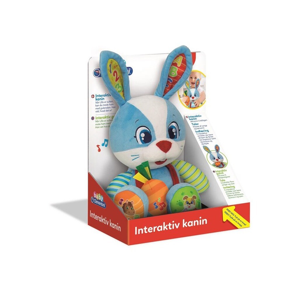 Clementoni Lillo - Interactive Plush Rabbit (DK-NO-SE-FI)