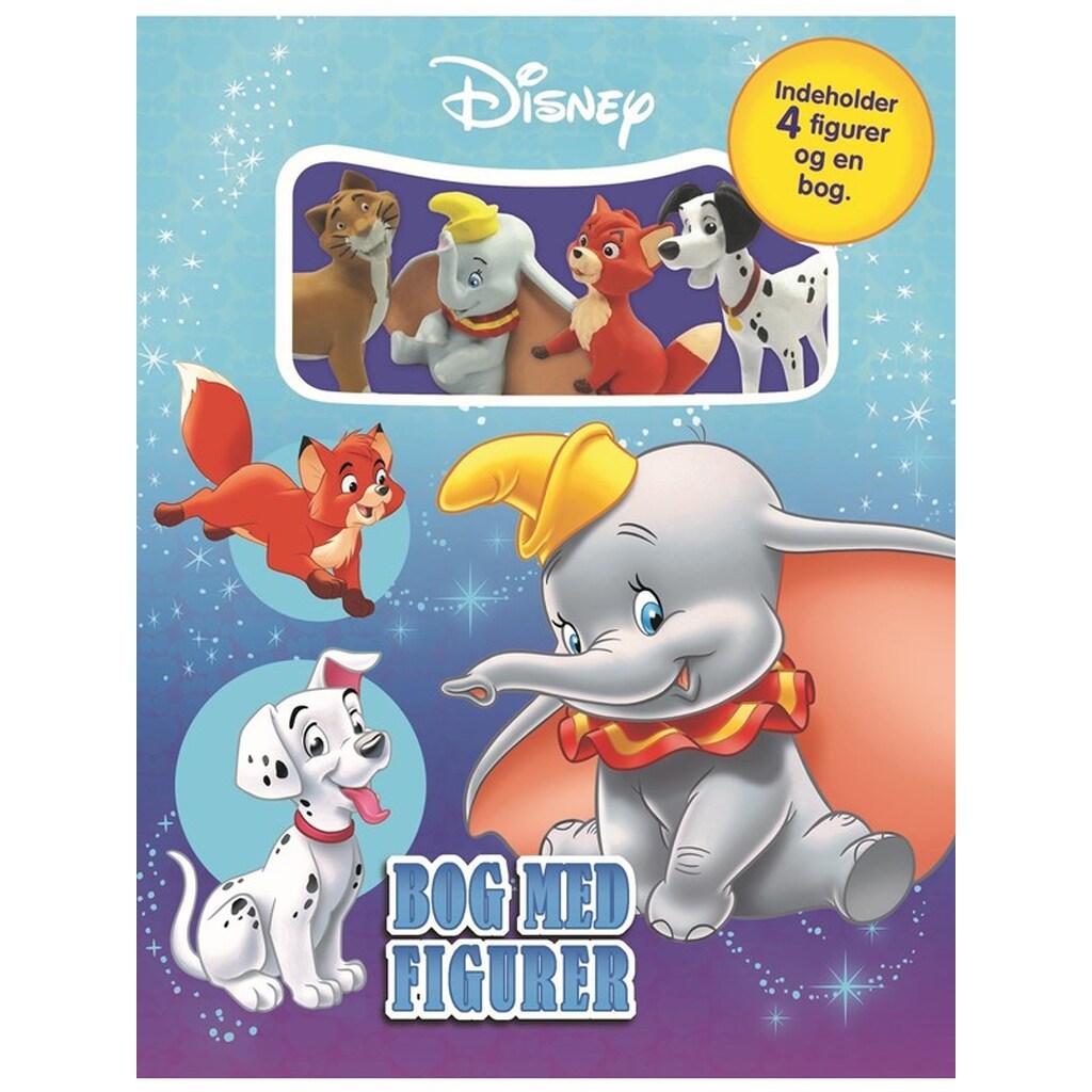 Bog med figurer - Disney - Dumbo - Børnebog -