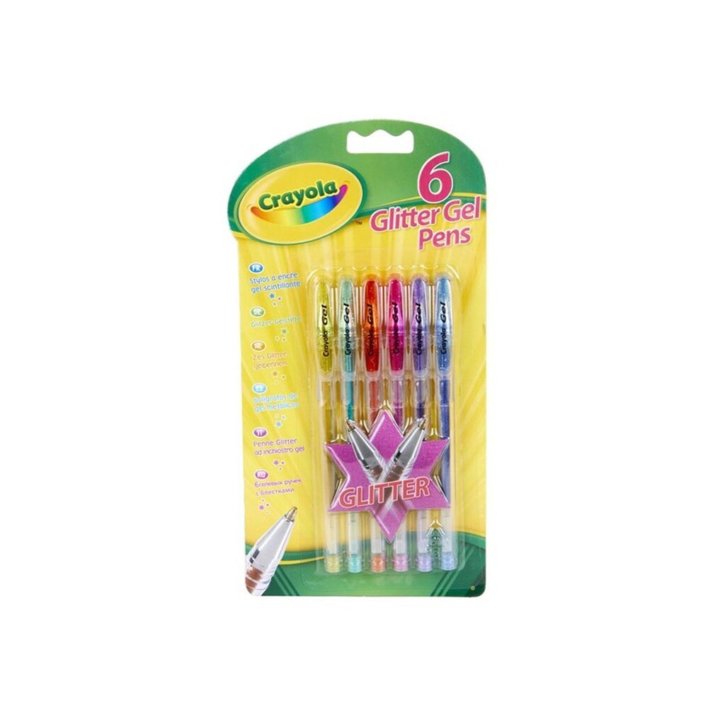 Crayola Glitter Gel Pens 6pcs.