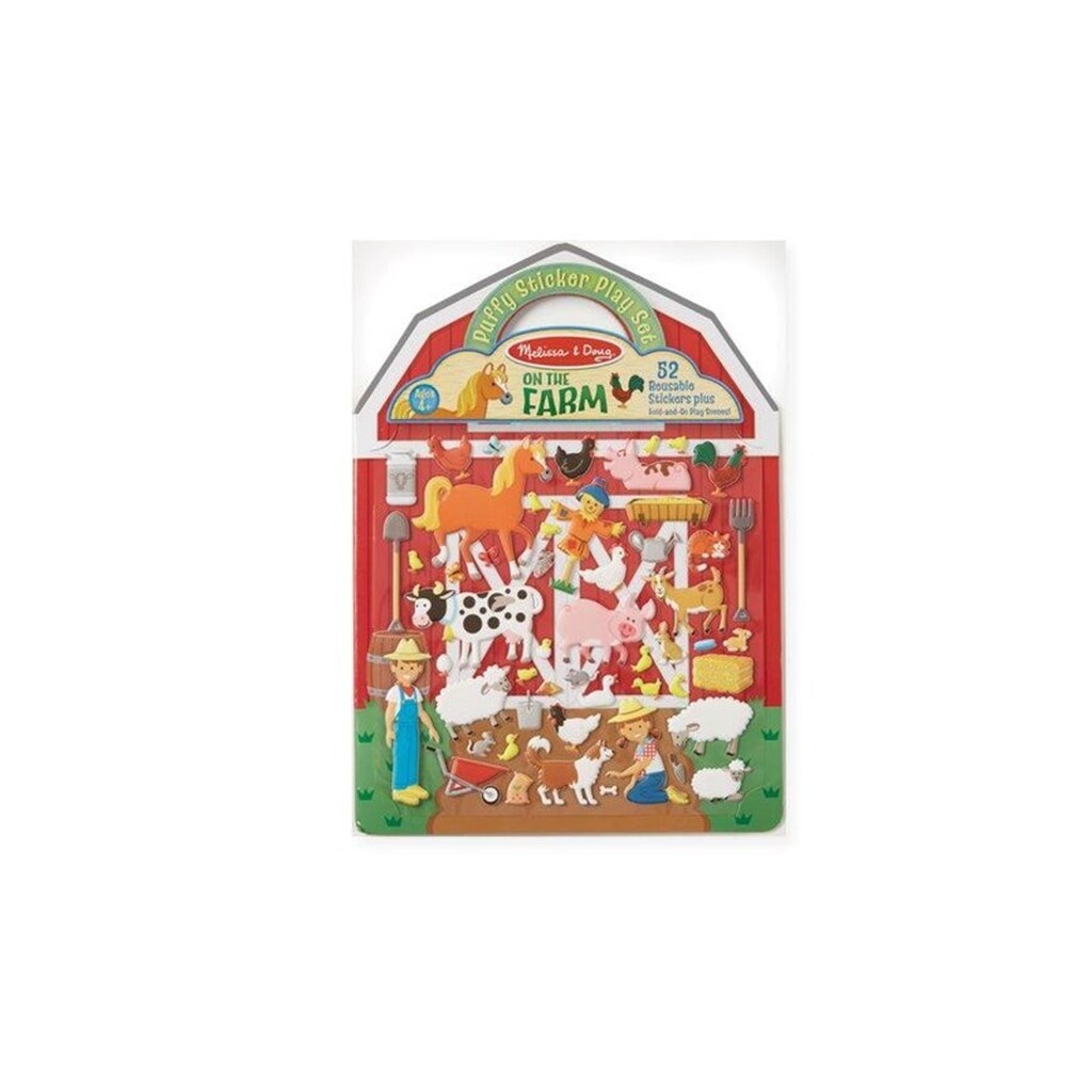 Melissa amp; Doug Puffy Sticker Play Set - On the Farm