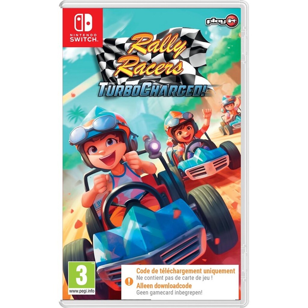 Rally Racers Turbocharged! (Code in a Box) - Nintendo Switch - Racing