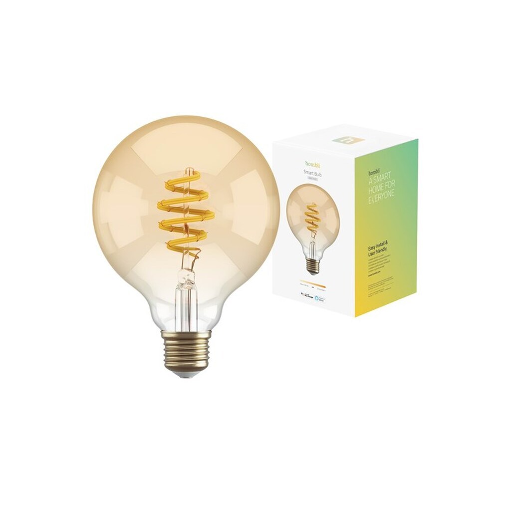 Hombli Smart Bulb G95 CCT Filament (E27) Amber