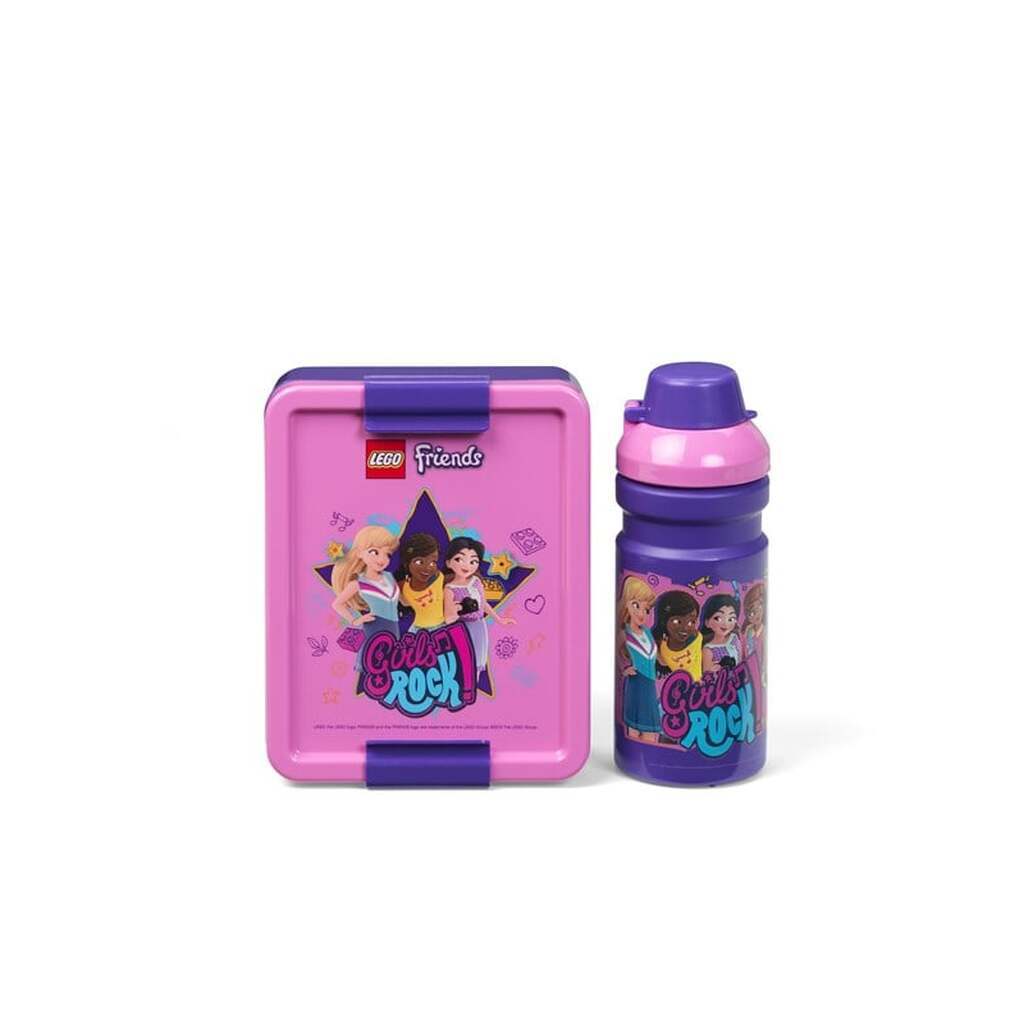 Euromic LEGO® Lunch Set - box amp; bottle 390 ml - Friends