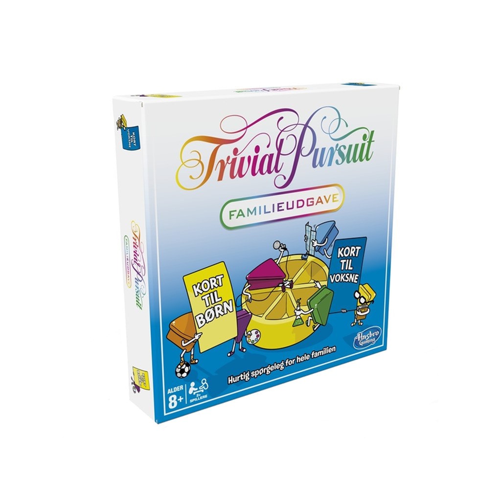 Hasbro Trivial Pursuit Family Edition: Brætspil til hele familien, fra 8 år og opefter