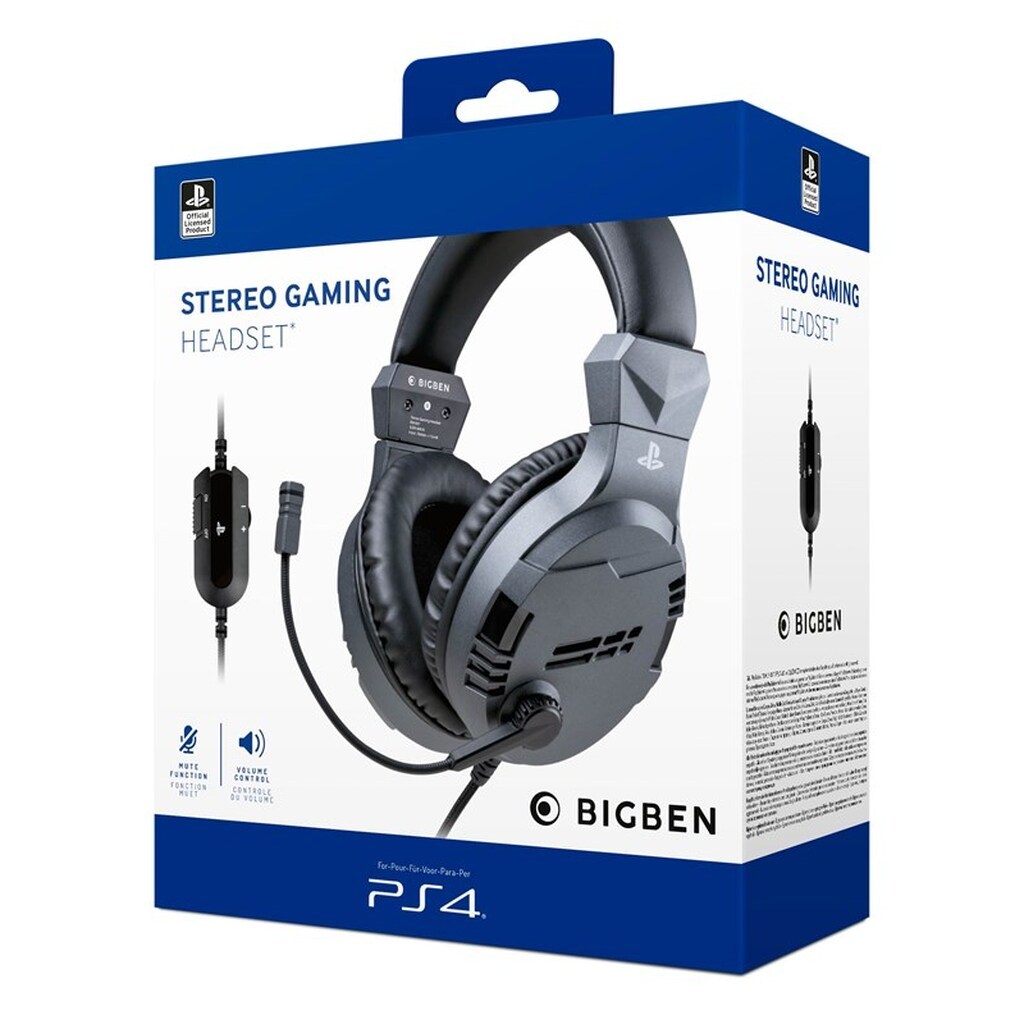 BigBen Interactive PS4PS5 Gaming Headset V3 - Titan - Headset - Sony PlayStation 4