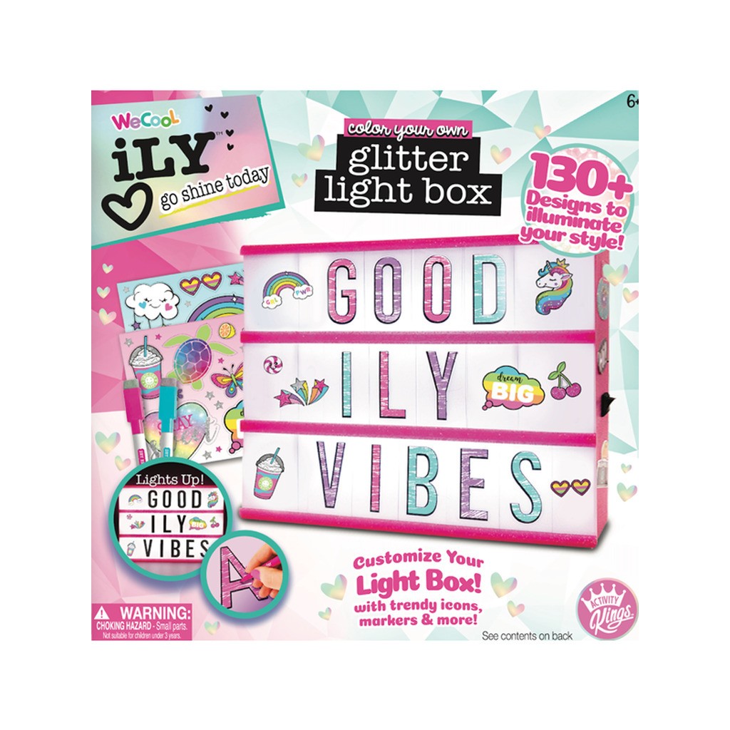 iLY DIY Glitter Lightbox