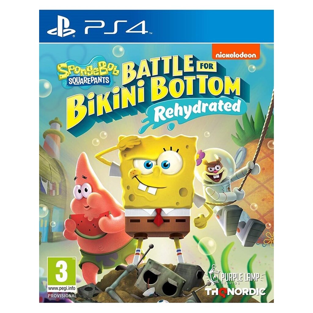 Spongebob SquarePants: Battle for Bikini Bottom - Rehydrated - Sony PlayStation 4 - Platformer
