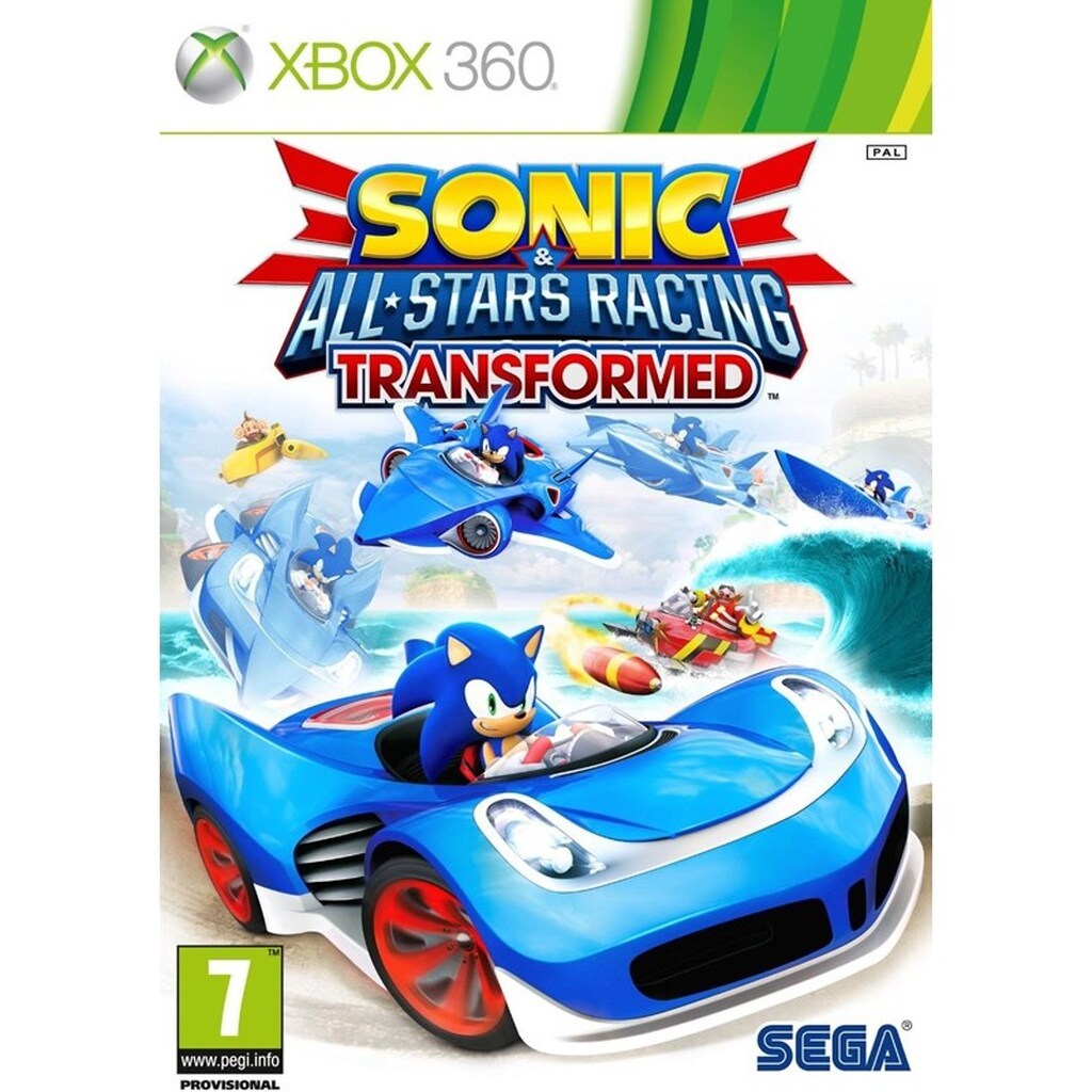 Sonic amp; All-Stars Racing Transformed - Microsoft Xbox 360 - Racing