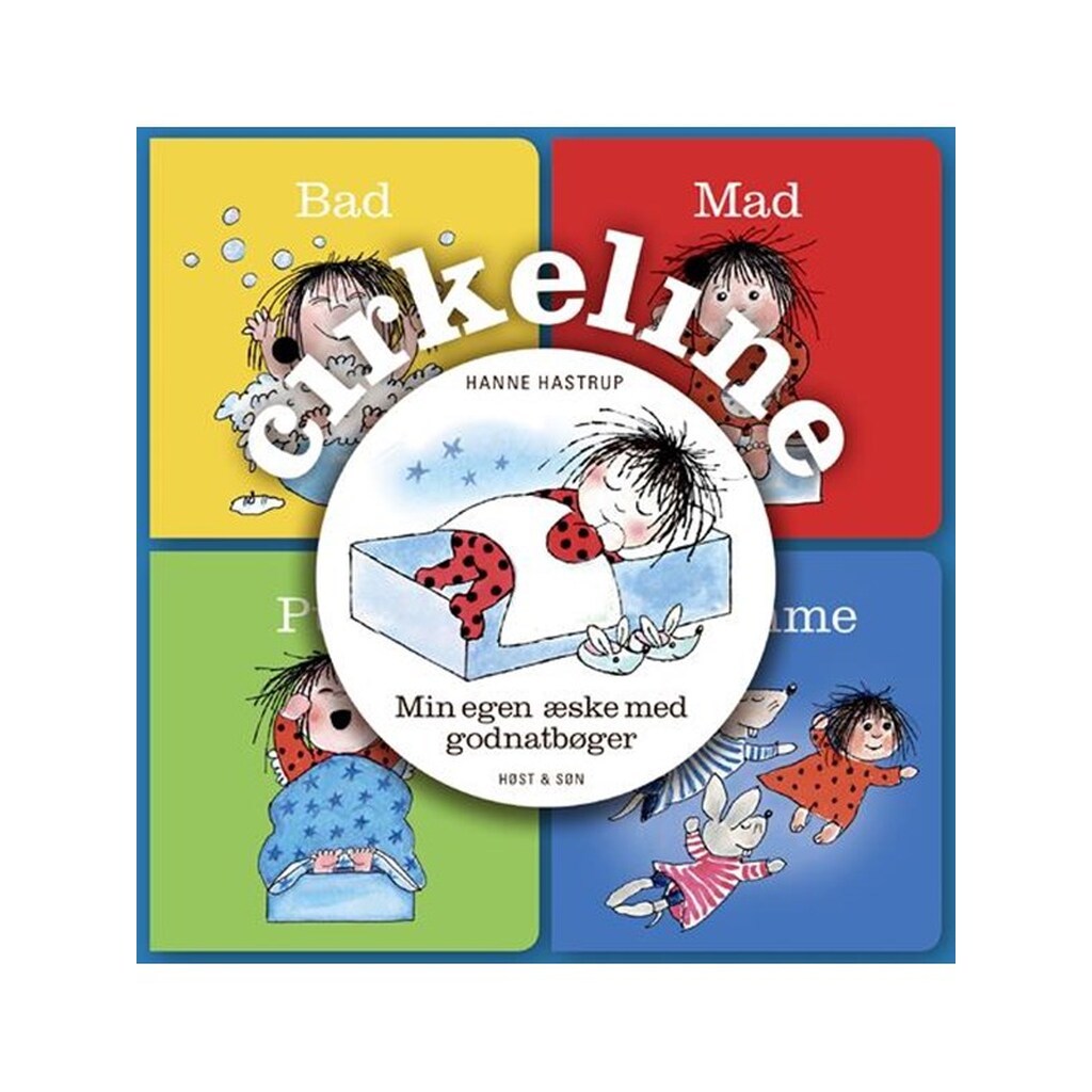 Cirkeline - min egen æske med godnatbøger - Børnebog - Board books