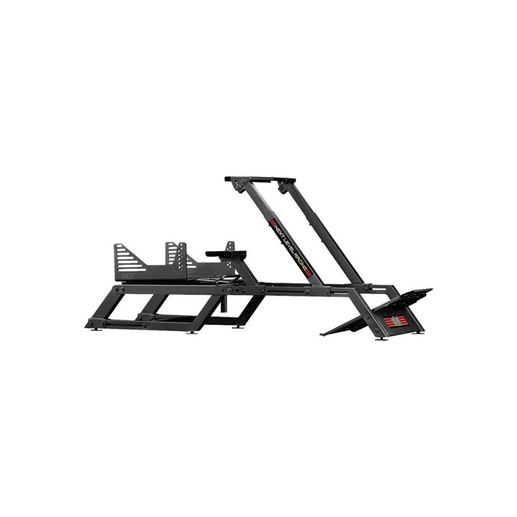 Next Level Racing F-GT - racing simulator cockpit frame - carbon steel - matte black Gaming stol cockpit ramme - Karbon stål - Op til 135 kg