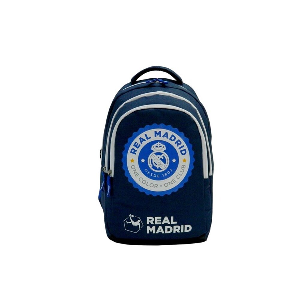 Euromic Real Madrid stor rygsæk, blå, 41 x 34 x 16 cm