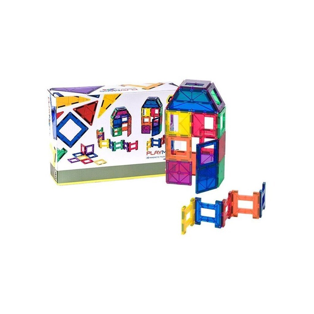 Playmags Magnetic tiles 3D 161 - 48 pcs set
