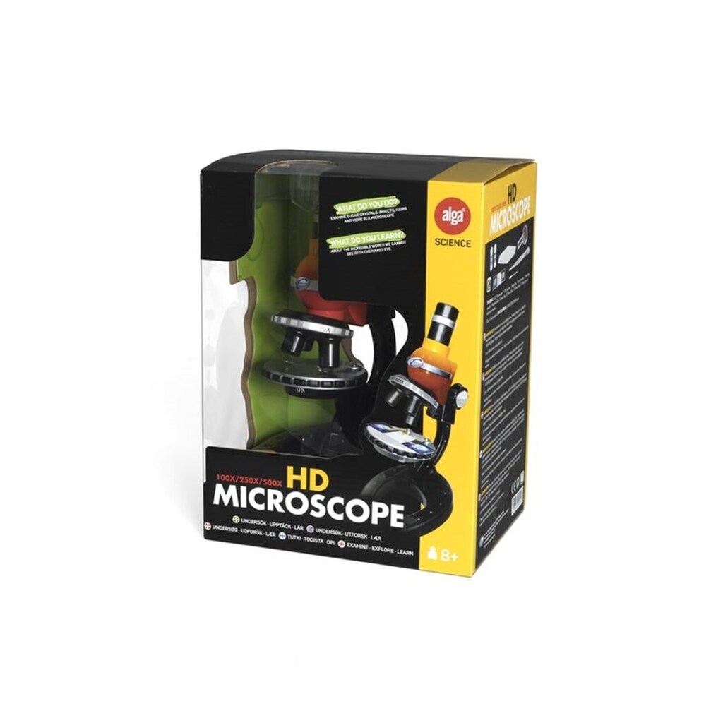 Alga Microscope HD, 100/250/500x