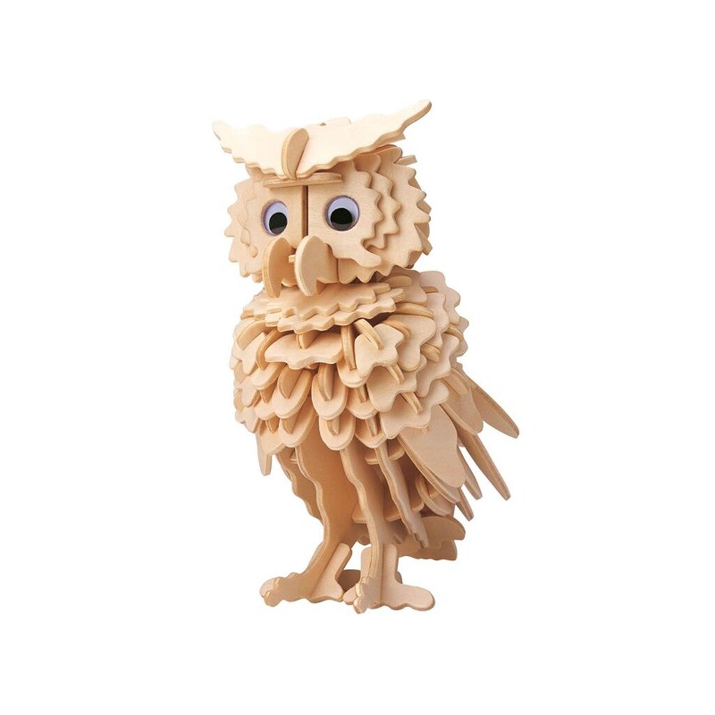 Eureka Gepetto&apos;s Workshop Wooden Construction Kit 3D - Owl