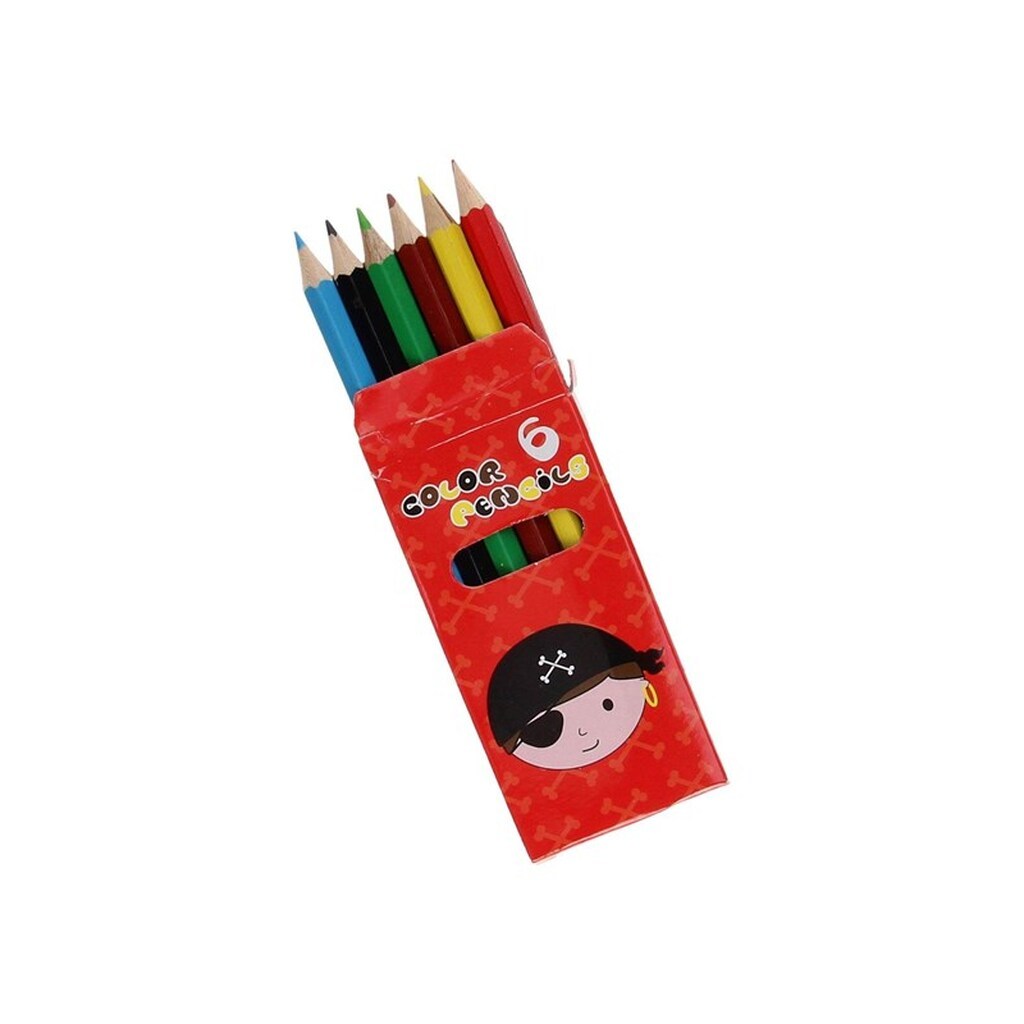LG-Imports Colored pencils Pirate 6 pcs. (Assorted)
