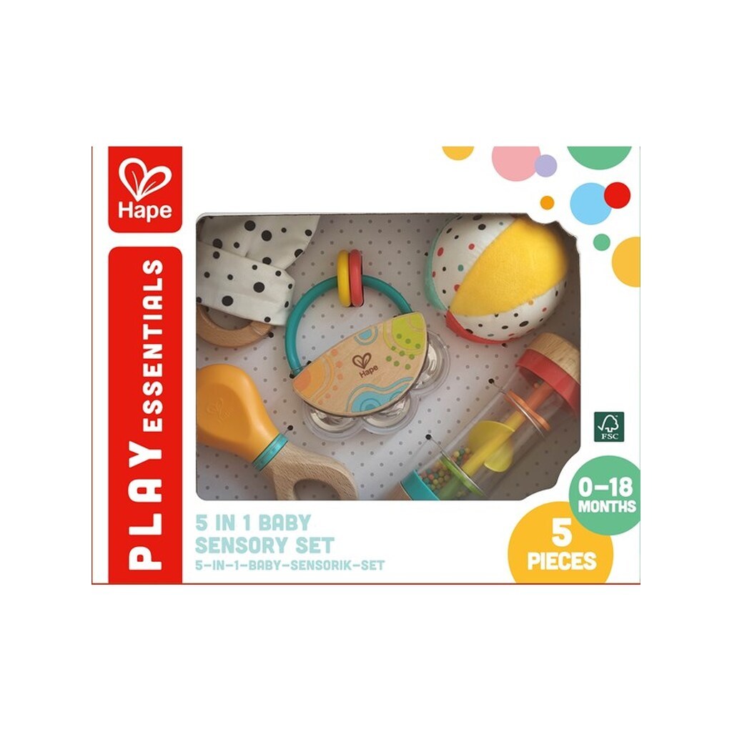 Hape  5-i-1 Baby Sanse Sæt