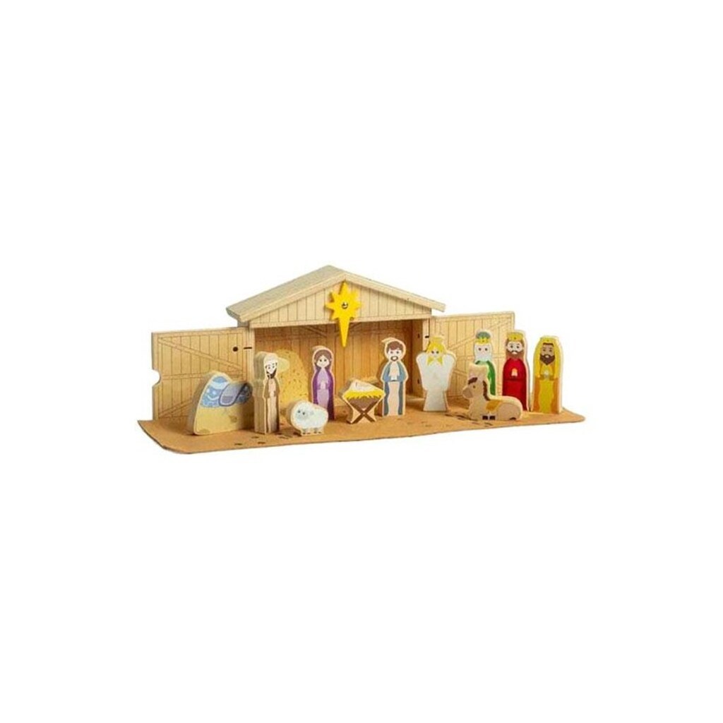 Bigjigs Wooden Nativity Set 13pcs.
