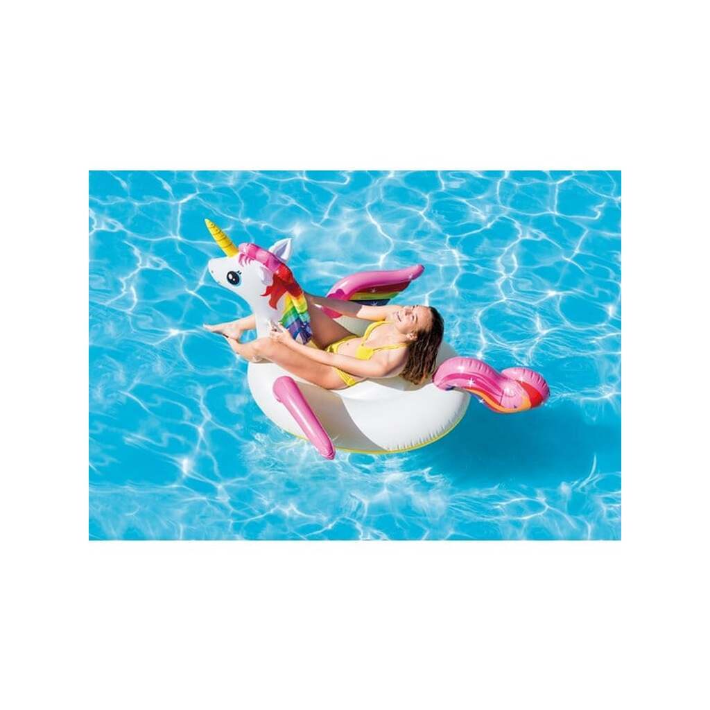 Intex Enhjørning Ride-On 198x140x102cm