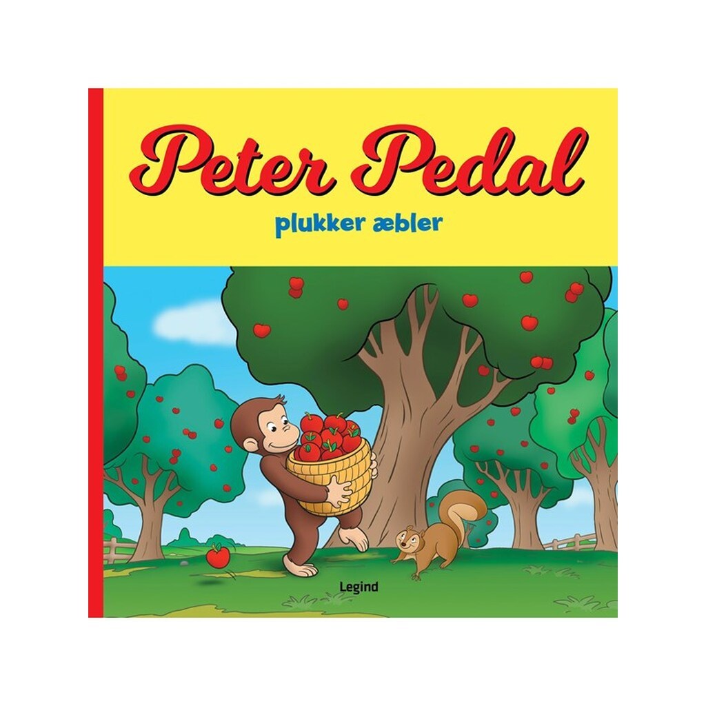 Peter Pedal plukker æbler - Børnebog - hardcover