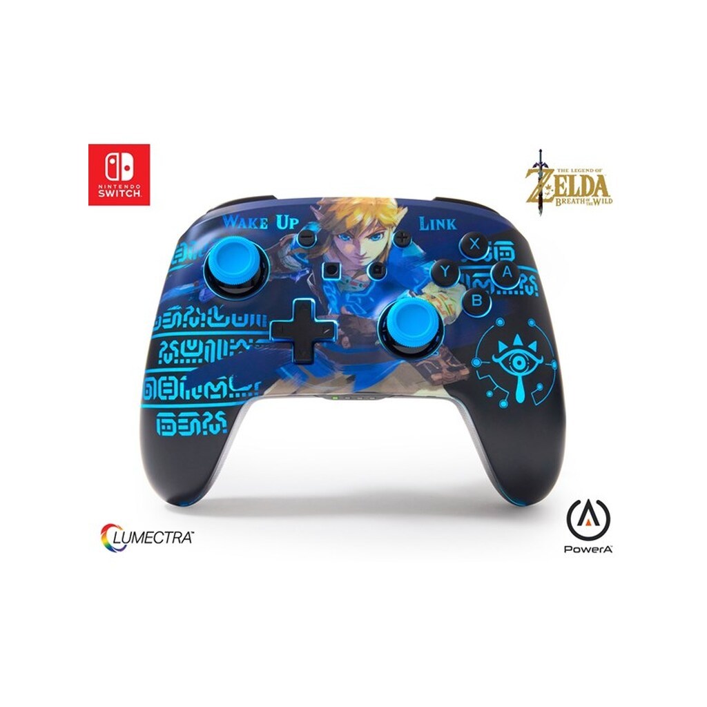 PowerA Enhanced trådløs controller til Nintendo Switch med Lumectra - Wake Up Link