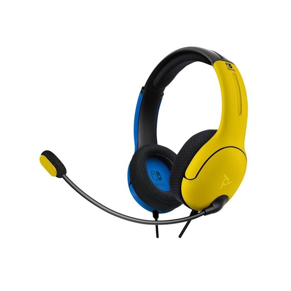 PDP LVL40 Wired Stereo Gaming Headset: Wildcat Yellow amp; Blue - Headset - Nintendo Switch