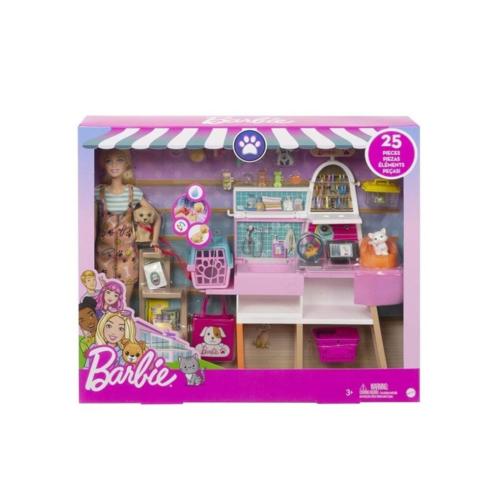 Barbie Pet Supply Store Doll and Playset