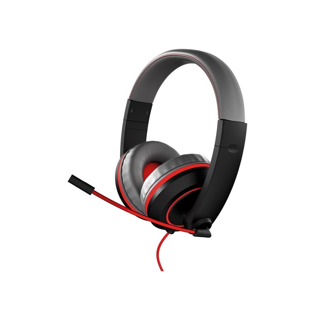 Gioteck XH100S WIRED STEREO HEADSET UNIVERSAL GREY RED - Headset - Sony PlayStation 4