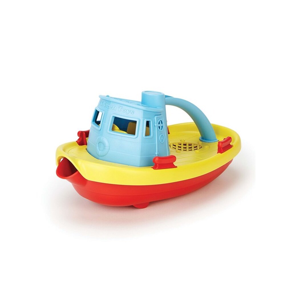 Green Toys Tugboat - Blue  Yellow