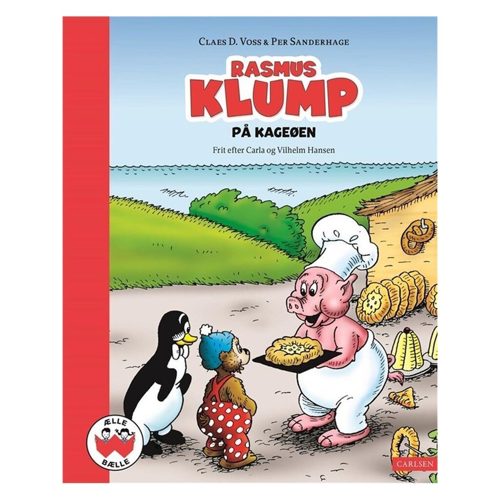 Rasmus Klump på kageøen - Børnebog - hardcover