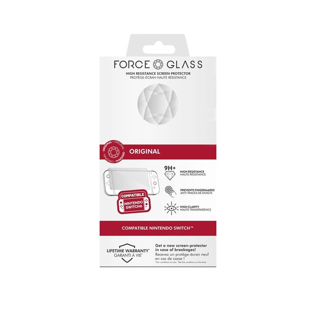 NACON Force Glass Kit - Skærmbeskytter - Nintendo Switch