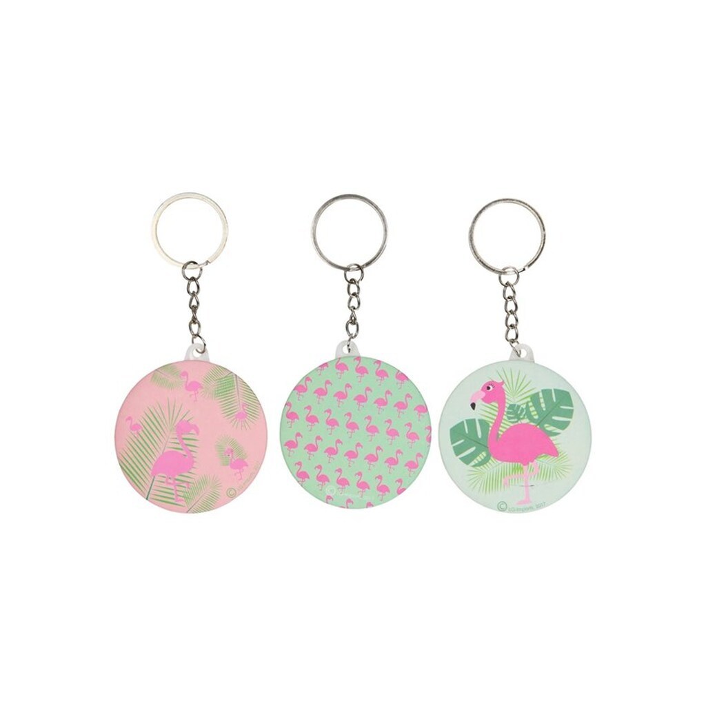 LG-Imports Keychain Flamingo with Mirror (Assorted)